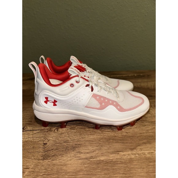 Under Armour Women's 6.5 UA Glyde MT Charged USA Softball Cleats - Picture 2 of 8